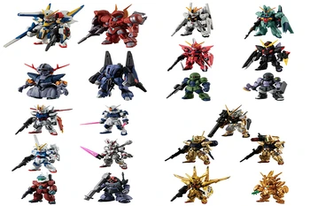 Candy Box Vajcia FW Slobody Gundam Prototyp Zaku Skoro Typ Plus Gundam Barbatos Štrajk Gundam JEDNOROŽEC GUNDAM Model
