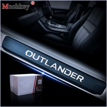 Pre Mitsubishi OUTLANDER prah dverí doska vstupné dvere stráž dvere, prahy dverí, parapet šúchať doska červená