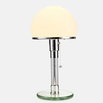 Dánsky Bauhaus Stolná Lampa Nordic Štýl Jednoduché Lving Izba Dizajnér Svetlo Spálňa Posteli Skla Stolové Lampy Nočnom Stolíku Domova