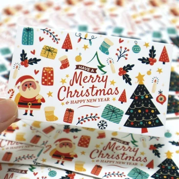  50 Ks Vianočné Pohľadnice Zákazník Zhodnotenie príbalové Letáky Ďakujeme, že Ste Kartu Business Dovolenku Karty pre Knihomoľa
