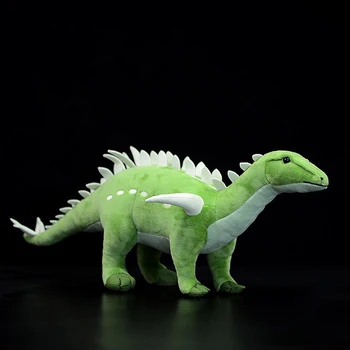 Roztomilý Huayangosaurus Mäkké Mäkké Plyšové Hračky Realistické Simulácie Kentrosaurus Dinosaura Animal Model Bábiky Pre Deti Audlt Dary