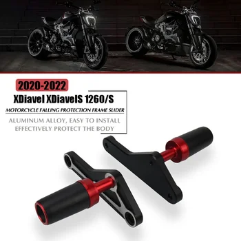 Pádu Ochrana Pre Ducati XDiavel/S 16-18 Diavel 1260/S 2019-2022 Motocykel Rám Jazdca Kapotáže Stráže Crash Pad Protector