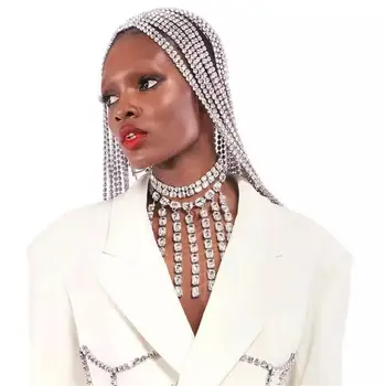 Náhrdelník Crystal Viacvrstvových Krátke Lemovaný náhrdelník Pre Ženy Šperky цепочка чокер Collares Para Mujer luxusné Svadobné party