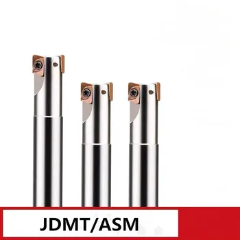 CNC držiaka nástroja JDMT07 pravý uhol konci tvár obrábacie centrum anti-seizmické volfrámové ocele nástroj zvyšok+10PCS DCMT070208 otáčania nástroja