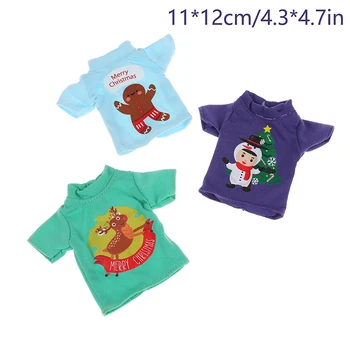 Vianoce Pre Elf Bábiky Oblečenie T Shirt Dieťa Hračku Príslušenstvo Darček Vianočné Zdobiť Oblečenie, Hračky