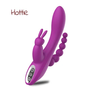 3-1 Rabbit Vibrátor Análny Plug G Mieste Stimulátor Klitorisu Pre Sexuálne Hračky pre Ženy, Dospelých, Páry, Hračky na Diaľkové Ovládanie