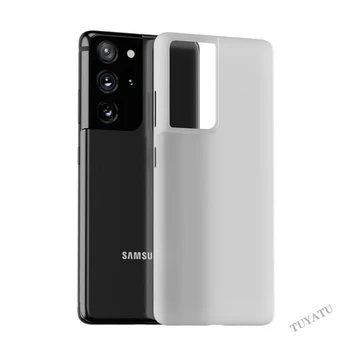 Pôvodný PP Pre Samsung Galaxy S21 S20 poznámka: 20 10 ultra Plus Objektív Úplné Pokrytie Shockproof Matné Prípadoch Matný Tenký Telefón Prípade