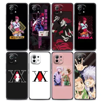 Anime X Hunter Hisoka Telefón puzdro pre Xiao Mi 11i 11 11X 11T Poco X3 NFC M3 Pro F3 GT M4 Mäkké Silikónové