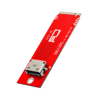 Cablecc PCI-E 3.0 M. 2 M-key na Oculink SFF-8612 SFF-8611 Hostiteľský Adaptér pre PCIe Nvme SSD 2260