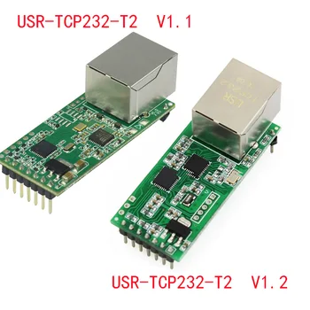 USR-TCP232-T2 Malý Sériový Prevodník Ethernet Modul Sériové UART TTL na Ethernet TCPIP Module Support DHCP a DNS