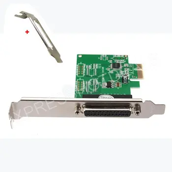 PCI-E Paralelné DB25 Port LPT Tlačiareň Express Card Converter Adaptér w/nízkoprofilový Držiak