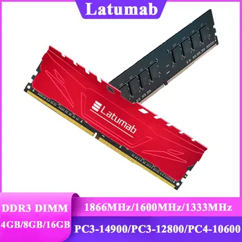 Latumab Memoria RAM DDR3 4GB 8GB 1866MHz 2400MHz 1600 1333 2133MHz Ploche Pamäte PC3-14900 12800 10600 1.5 V 240Pins DIIMM RAM