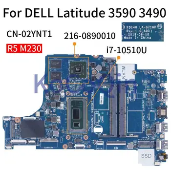 Pre DELL Latitude 3590 3490 i7-10510U R5 M230 Notebook Doske 02YNT1 FDI40 LA-G716P SRGKW 216-0890010 DDR4 Notebook Doska