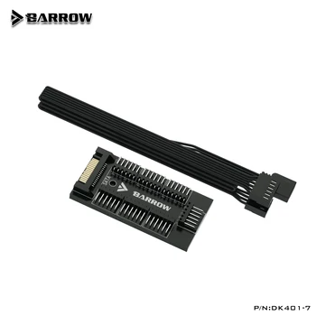 Barrow ARGB Hub /Splitter 1 až 7 Konvertor Rozšíriť Porty / Hlavička Predĺžení / Na Doske Ventilátor Interface/ LED Pásy /ARGB Adaptér
