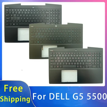 Nové Pre Dell G5 5500 Shell Replacemen Notebook Príslušenstvo opierka Dlaní/Klávesnice RGB/Modré Podsvietenie Červené 01RPF5 0TKJ8F 0T93MY