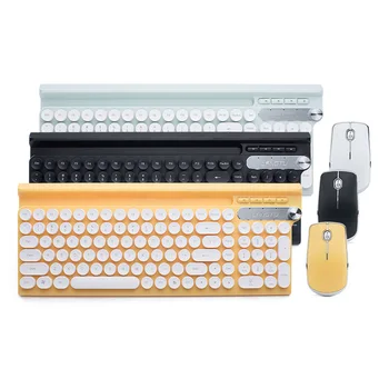 Wolftu LT500 nabíjateľná bezdrôtovej klávesnice a myši nastaviť anti-únik hra office home stlmiť notebooku, klávesnice