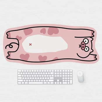 Ružové prasiatko podložku pod myš, písací stôl podložka notebook, klávesnica domov nepremokavé protišmyková podložka vlastný stôl pad