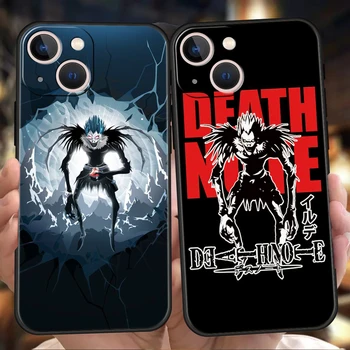 Anime Manga Death Note Telefón puzdro Pre iPhone 14 13 12 11 Pro MAX 14 7 8 Plus X XR XS Plus SE 2020 Módne Kryt Fundas TPU Shell