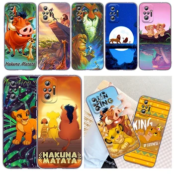 Disney Karikatúry Lion King Telefón Prípade Transparentné Pre Xiao Redmi Poznámka 11E 11S 11 11T 10 10 9 9T 9S 8 8T Pro 5G 7 5 Mäkké TPU