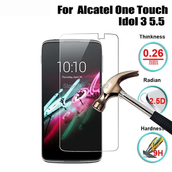 5 KS 2.5 D 9H Premium Tvrdeného Skla Pre Alcatel One Touch Idol 3 5.5