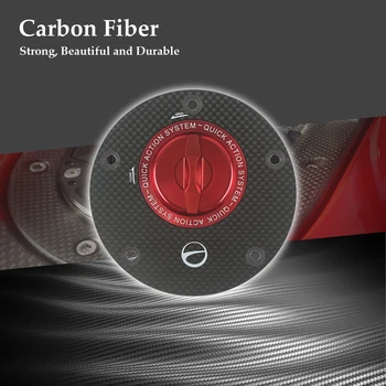 Carbon Fiber Motocyklové Príslušenstvo Rýchle Uvoľnenie Tlačidla Palivovej Nádrže Plynový Olej Spp Kryt pre DUCATI SUPERSPORT 800 900 S