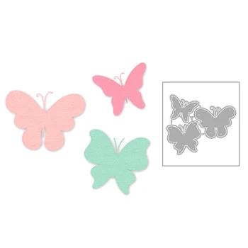 2020 Nové Hmyzu Animal Butterfly Siluetu Rezanie Kovov Zomrie Pre Rez DIY Scrapbooking Karta Papier Photo Album, Takže nie známky