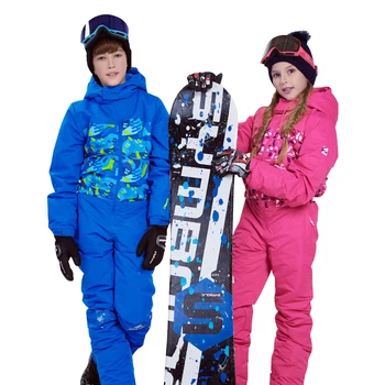 2022 Zimné Dievčatá Lyžiarskych Kombinézach S Kapucňou Vetru Chlapci Snowboard Deti Snehu Trakmi, Športové Oblečenie Teplá Vonkajšie Deti Lyžiarske Odevy