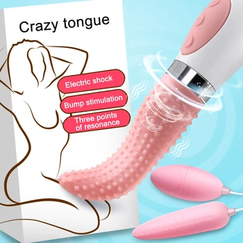 MizzZeeMagic jazyk skákanie vajcia žena s elektrickým flirtovanie masturbácia zariadenie vonkajšej stimulácie dospelých, erotické, sexuálne produkty