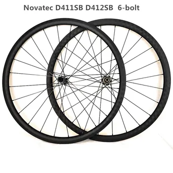 700 c Cestných Kolies 30x24mm Clincher Ráfiky Disk Bicykel Novatec 6-skrutka 100X12 142X12 Uhlíka Dvojkolesia