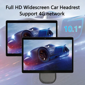 10.1 Palcový Monitor na opierku hlavy Android Dotykový Displej HD 4K Auto Multimediálnu Zábavu Sedadle Displej Auto Hoofdsteun