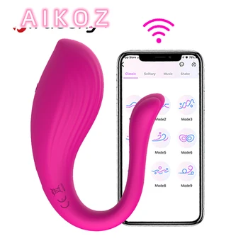 Nosenie Bluetooth Dildo Vibrátor pre Ženy Masturbator APLIKÁCIU Diaľkové Ovládanie Vibrátor Vibračné Nohavičky Sexuálne Hračky pre Pár Sex Shop