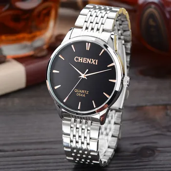2018 Chenxi Hodinky Muž, Luxusné Značky Business pánske Hodinky Quartz Plné Oceľové náramkové hodinky Bežné Hodinky Relogio Masculino Mujer