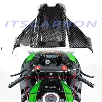 Pre Kawasaki ZX10R ZX 10R 2011-2018 2019 2020 2021 2022 3 K Uhlíkových Vlákien Motocykel, Príslušenstvo Plyn Palivovej Nádrže Prednej Kapotáže Kryt