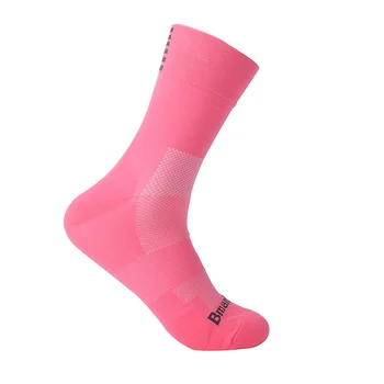 Bmambas Odbornej Vysokej kvality značky športové ponožky Priedušná Cestné Cyklistické Ponožky Outdoor Športové Pretekárske bežecké Ponožky