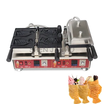 Digitálny displej elektrické teplo otvoriť snapper ryby horiaci stroj obchodné ice cream snapper chlieb stroj 110/220V 1PC